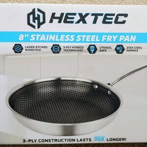 HEXTEC 8" Stainless Steel Fry Pan